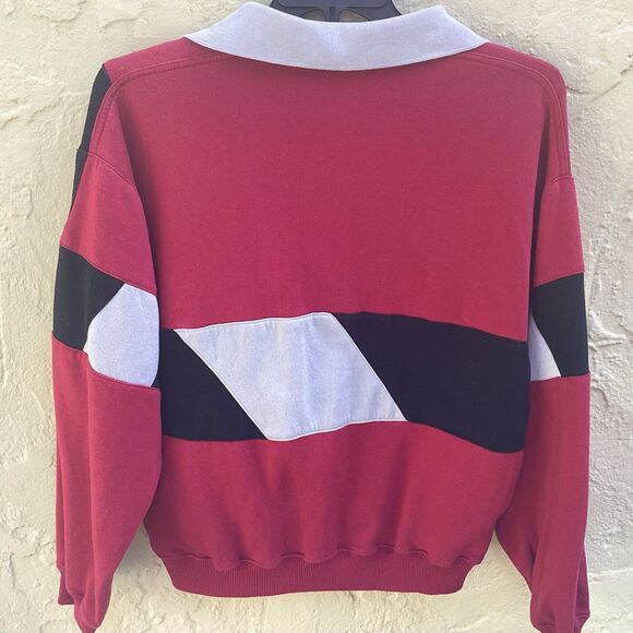 Vintage  All Sports Collared sweatshirt sz M - Picture 4 of 4